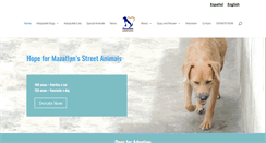 Desktop Screenshot of mazatlananimalrescue.com