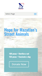 Mobile Screenshot of mazatlananimalrescue.com